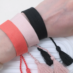 Bracelet brésilien pastel doux fait main