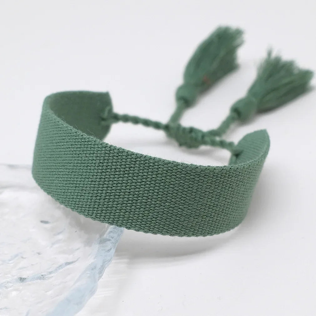 Bracelet brésilien pastel doux fait main