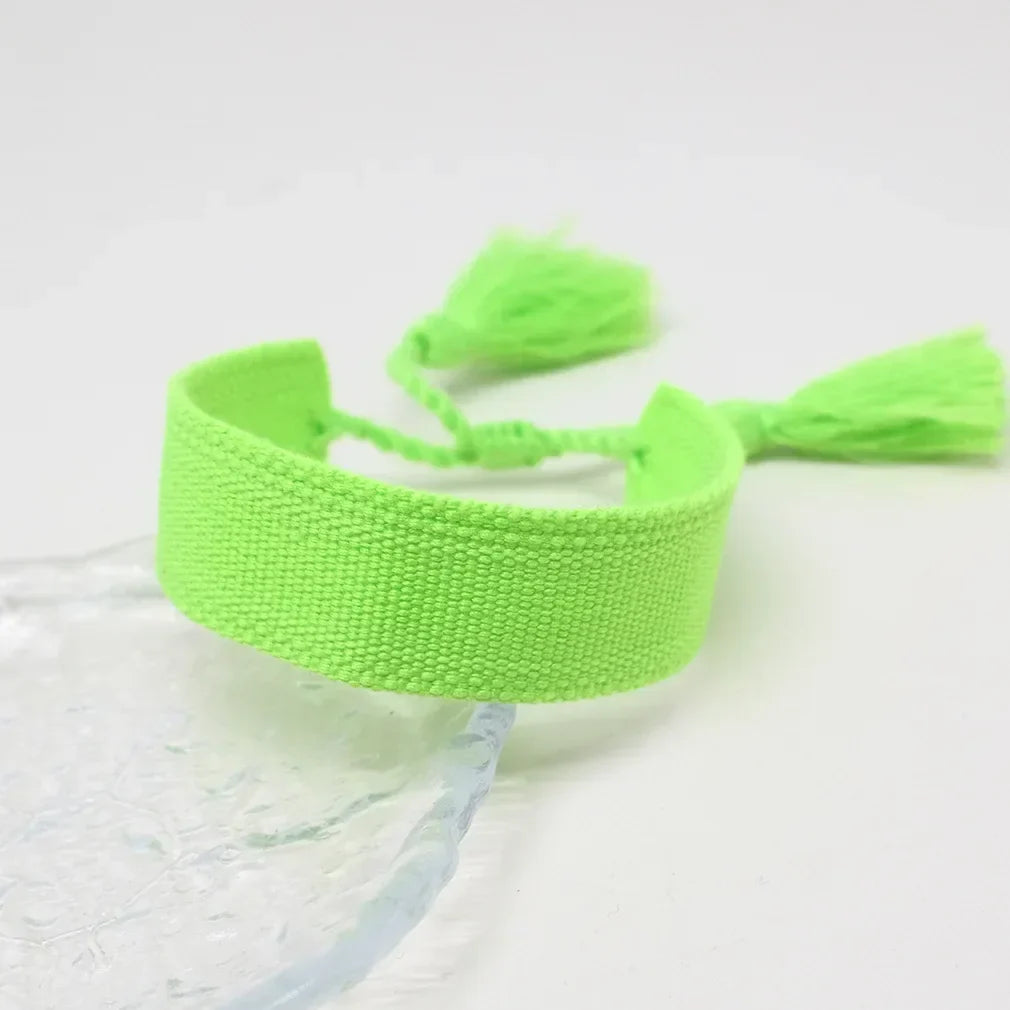 Bracelet brésilien pastel doux fait main