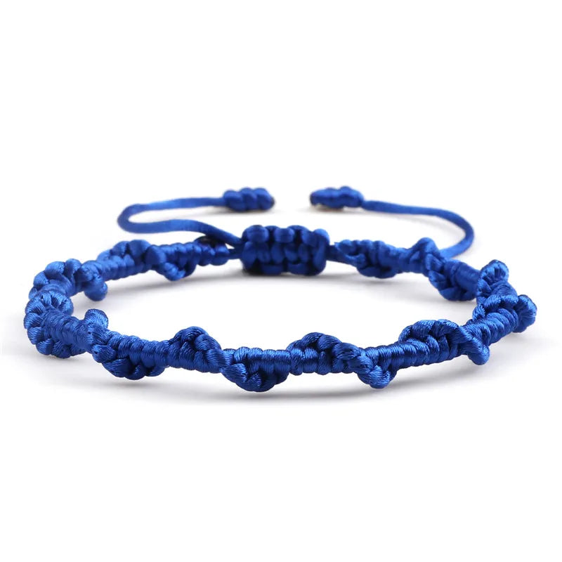 Bracelet brésilien tressé en corde
