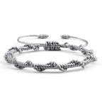 Bracelet brésilien tressé en corde