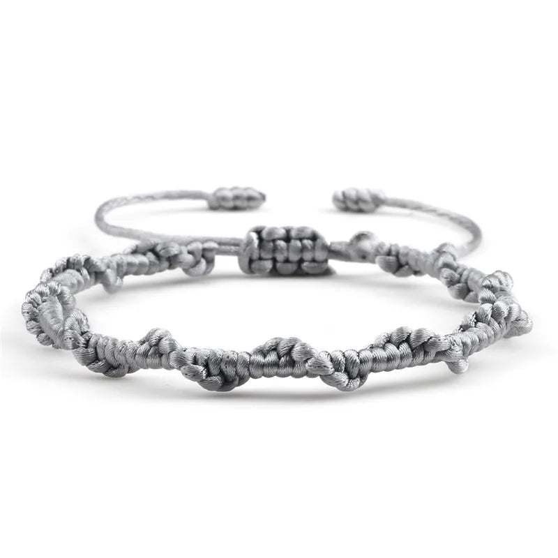 Bracelet brésilien tressé en corde