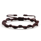 Bracelet brésilien tressé en corde