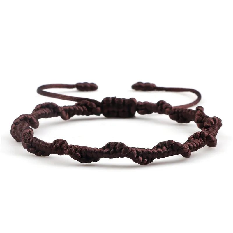 Bracelet brésilien tressé en corde