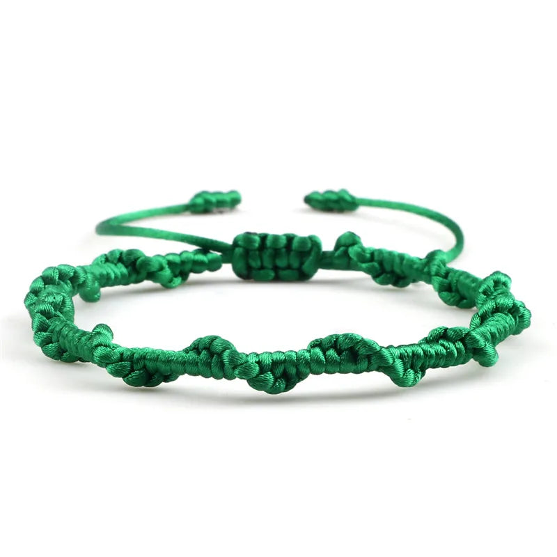 Bracelet brésilien tressé en corde