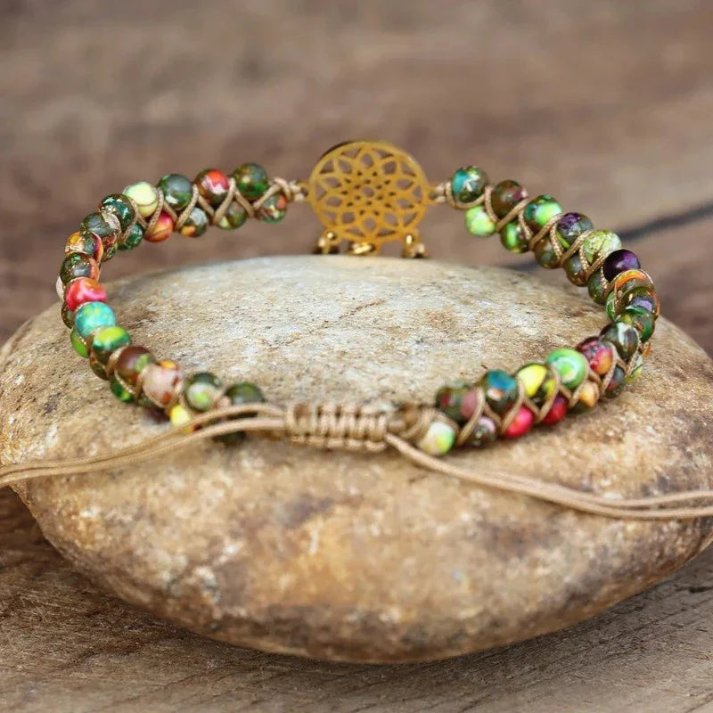 Pulsera Sensor de Sueños con Piedras Naturales