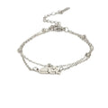 Pulsera Gato Plata y Oro plata