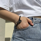 Pulsera Corazón Grumete Mujer negro