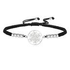 Pulsera Colorida Cubo de Metatrón negro