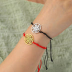 Pulsera Colorida Cubo de Metatrón negro