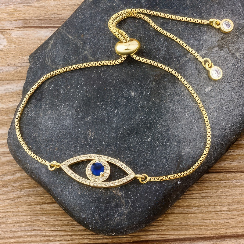 Pulsera Contra el Mal de Ojo Azul Griego Turco Matiasma Mataki
