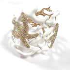 Pulsera Coral y Estrella de Mar blanca