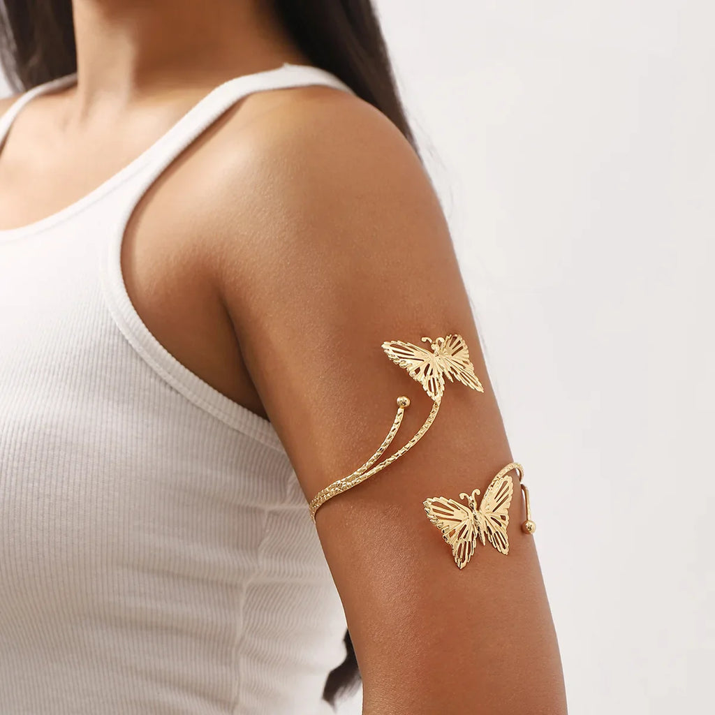 Brazalete Elegante - Joya para Bíceps y Adorno de Cadena para Parte Superior del Brazo Mujer