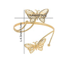 Brazalete Elegante - Joya para Bíceps y Adorno de Cadena para Parte Superior del Brazo Mujer