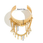 Pulsera de brazo para mujer con plumas