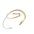 Brazalete de Brazo para Mujer Gota de Agua - Adorno de Cadena de Brazo y Joya para Bíceps oro