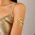 Brazalete de Brazo para Mujer Cola de Serpiente - Adorno de Cadena de Brazo y Joya de Bíceps oro