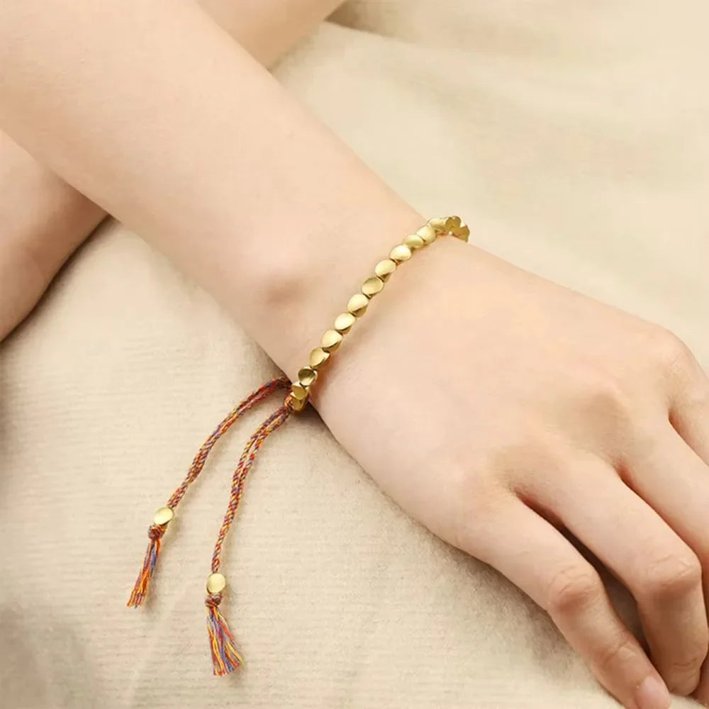 Pulsera de la Suerte Tibetana de Cobre