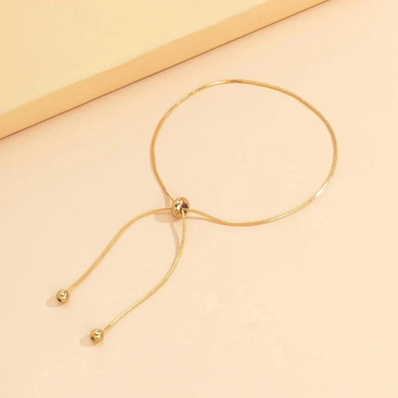 Pulsera de Tobillo Nudo oro