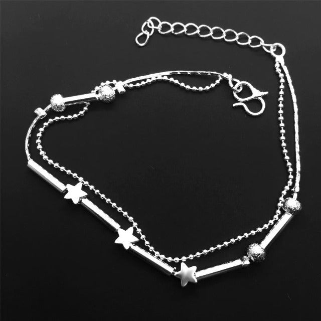 Tobillera de Mujer en Plata