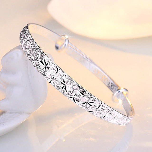 Pulsera de Boda Plata para Mujer