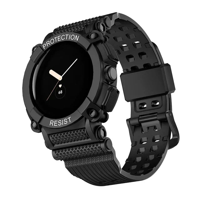 Correa de Protección Sólida para Smartwatch Google Pixel Watch 1 & 2 negra
