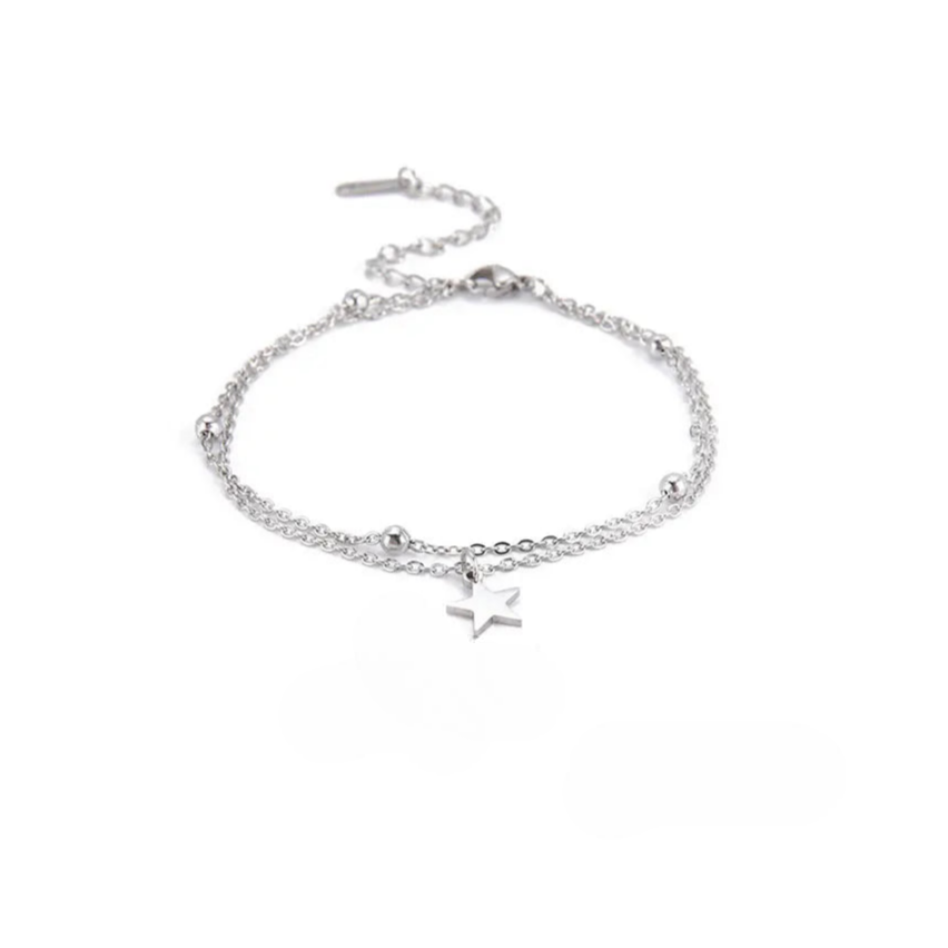 Pulsera Doble con Estrella