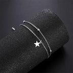 Pulsera Doble con Estrella