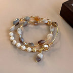 Pulsera Doble de Perlas