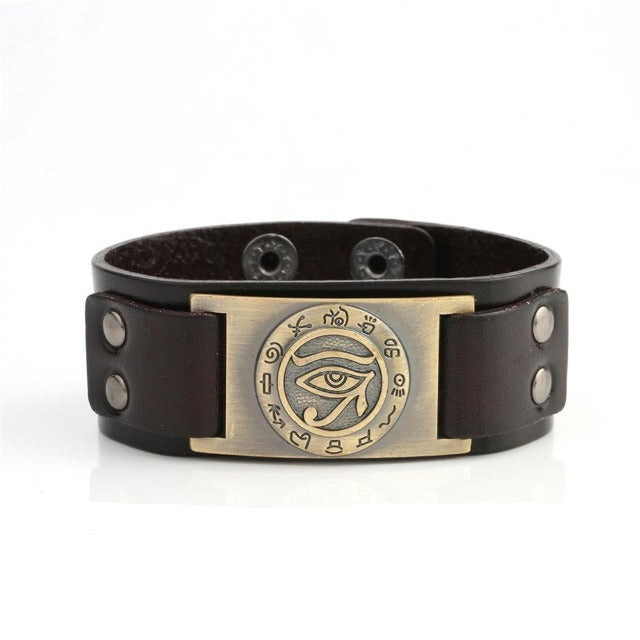 Pulsera Egipcia de Cuero