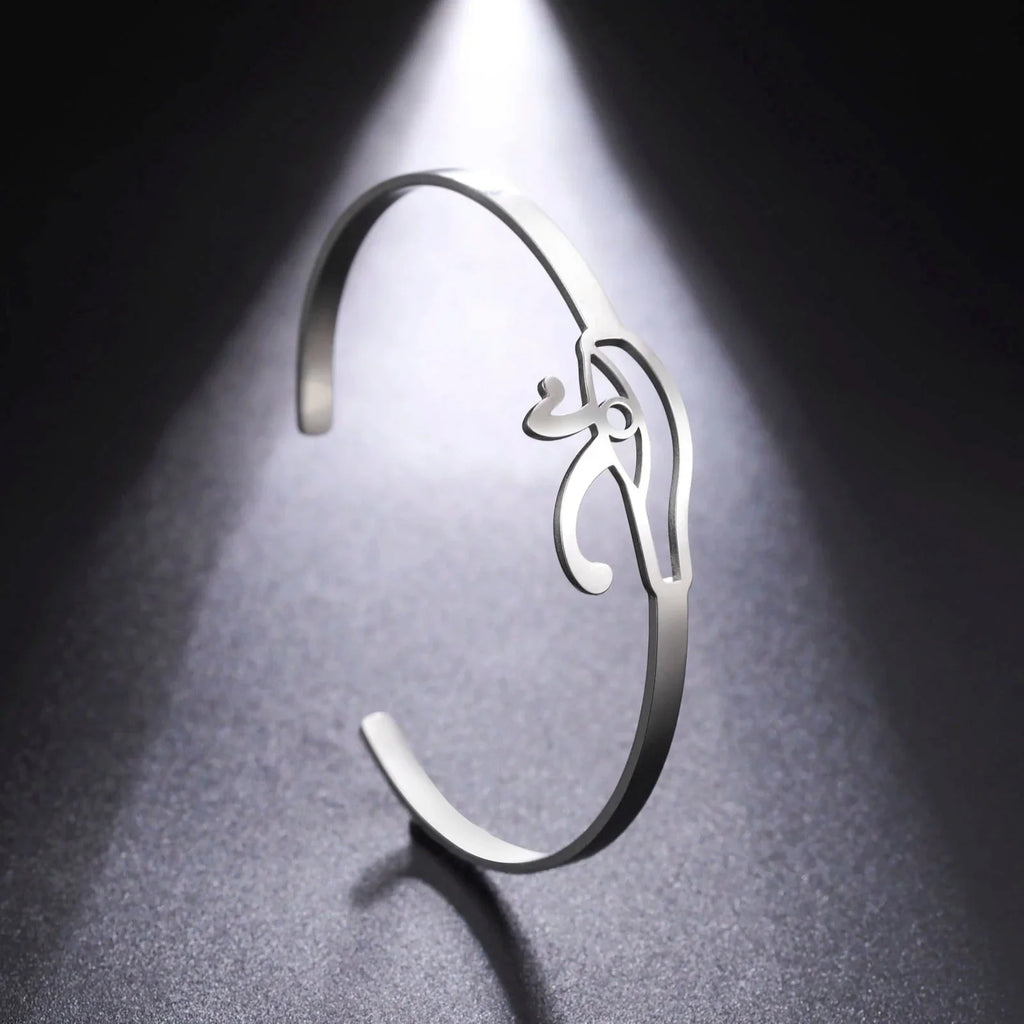 Pulsera Egipto Antiguo Con Ojo de Horus plata