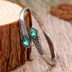 Pulsera Elegante de Estilo Étnico verde