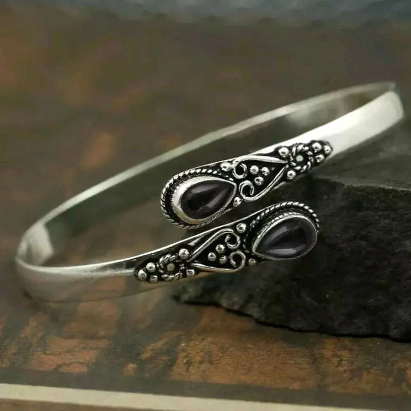 Pulsera Elegante de Estilo Étnico negra