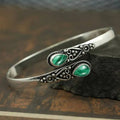 Pulsera Elegante de Estilo Étnico verde
