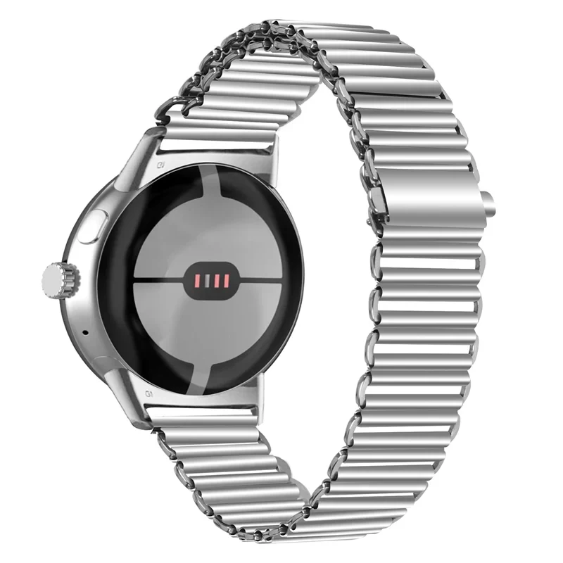 Pulsera de Acero Templado Smartwatch Google Pixel Watch 1 & 2 gris plata