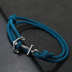 Bracelet en corde ancre