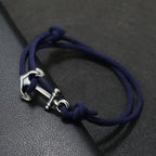 Bracelet en corde ancre