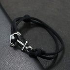 Bracelet en corde ancre
