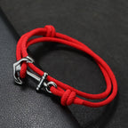 Bracelet en corde ancre