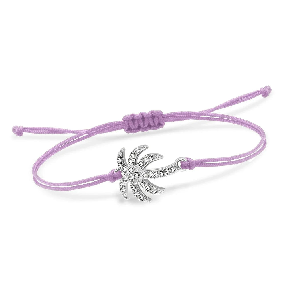 Pulsera de Cordón de Palma con estrás