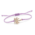 Pulsera de Cordón de Palma con estrás