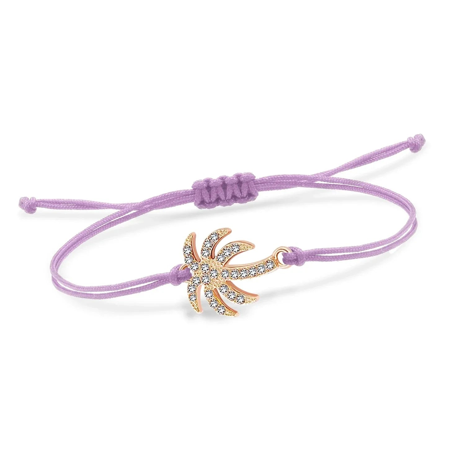 Pulsera de Cordón de Palma con estrás