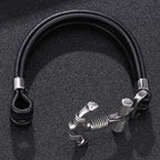 Pulsera de Cuero Ancla - el Invencible