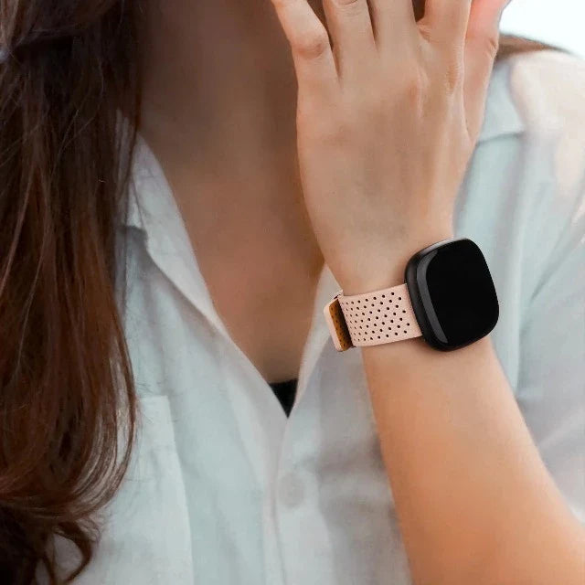Correas de cuero Fitbit Versa 3 Versa 4 Sense 2