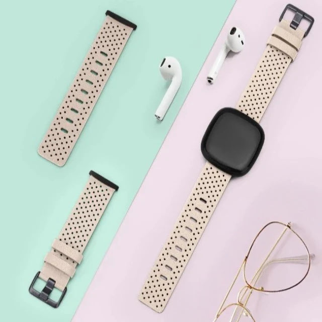 Correas de cuero Fitbit Versa 3 Versa 4 Sense 2