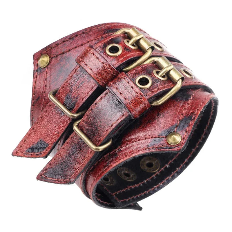 Pulsera Vikinga Runas Celtas roja