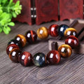 Pulsera de Ojo de Tigre, Ojo de Toro y Ojo de Halcón 