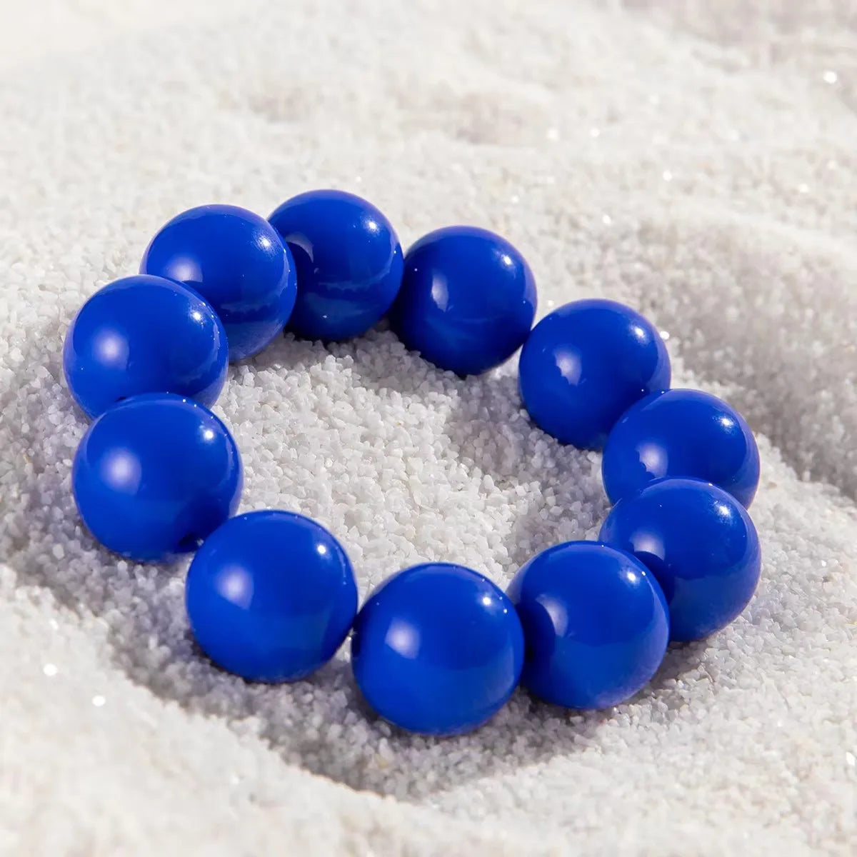 Pulsera de Cuentas de Colores para Mujer azul