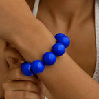 Pulsera de Cuentas de Colores para Mujer azul