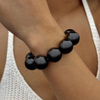 Pulsera de Cuentas de Colores para Mujer negra